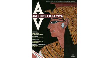 copertina rivista archeologia viva 18