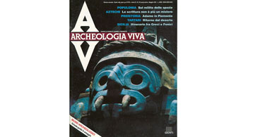 copertina rivista archeologia viva 19