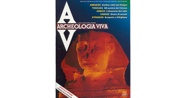 copertina rivista archeologia viva 28