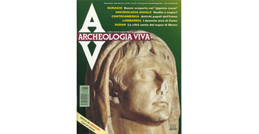 copertina rivista archeologia viva 35