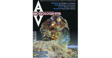 copertina rivista archeologia viva 69