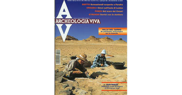 copertina rivista archeologia viva 70