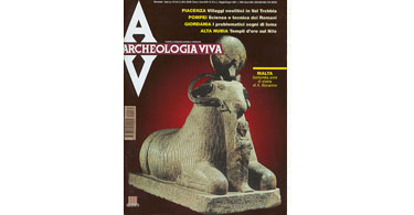 copertina rivista archeologia viva 75