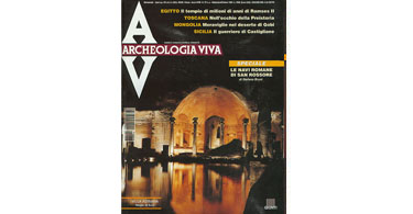 copertina rivista archeologia viva 77