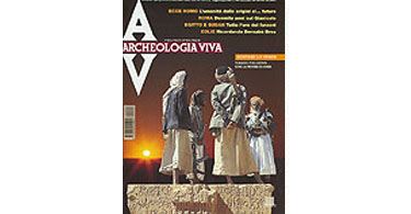 copertina rivista archeologia viva 81