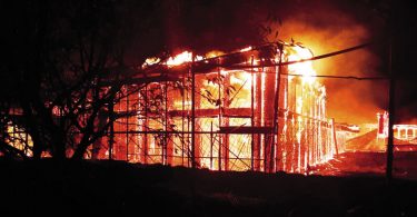Incendio faragola