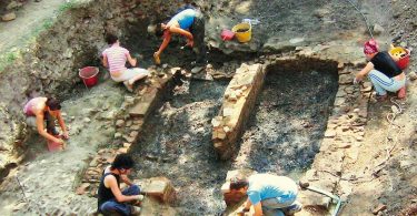 Scavi archeologici a Nonantola: la fornace altomedievale