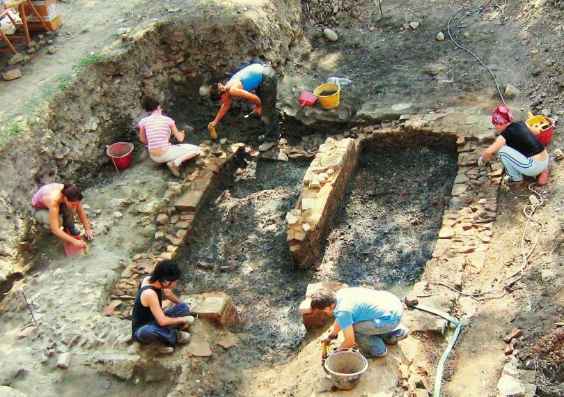 Scavi archeologici a Nonantola: la fornace altomedievale