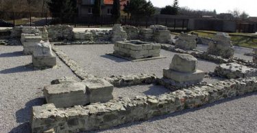 I resti del castellum quadrangolare di Gerulata